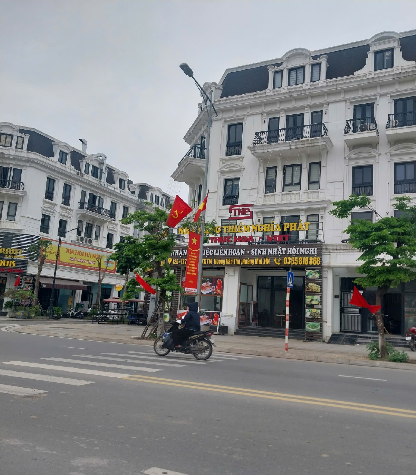 Bán KBT LOUIS CITY Hoàng Mai giá đầu tư DT 73m2 5 Tầng. Mặt Đường rộng - KINH DOANH đỉnh, giá chỉ - Ảnh 1
